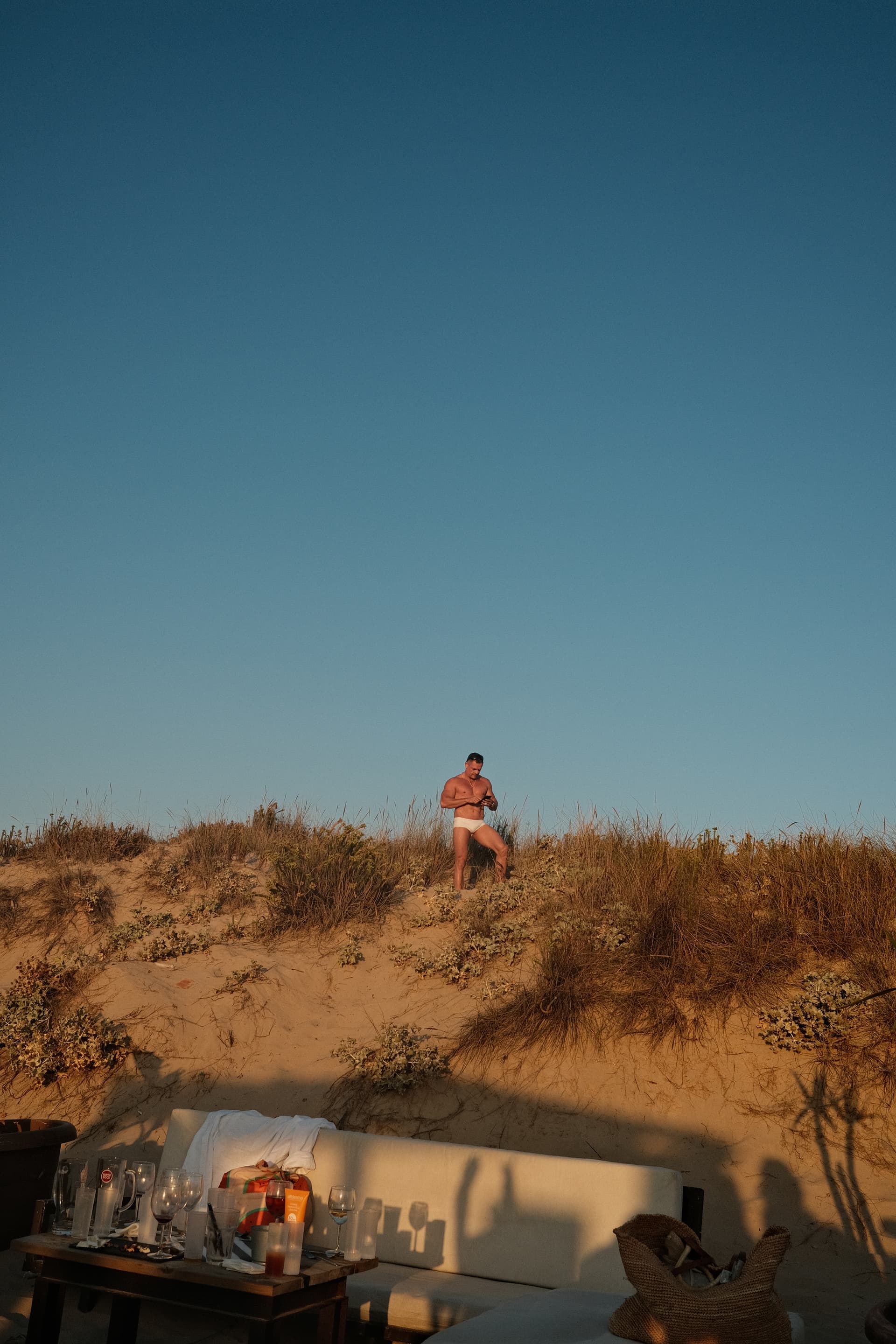 Man On Beach